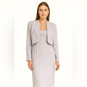 Vintage NWT KAREN MILLER Plus Lilac everything formal maxi gown dress suits 16